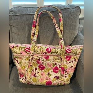 EUC Vera Bradley Vibrant Floral Tote Bag